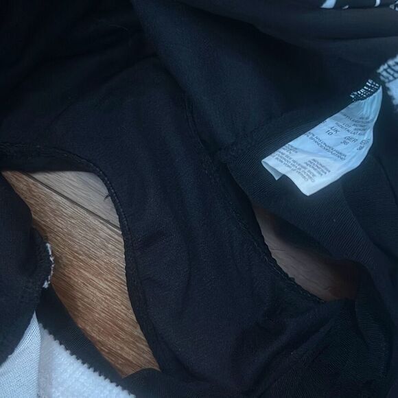 Swim solutions floral one piece swimwear bathing suit black white tropical‎ - Picture 8 of 9